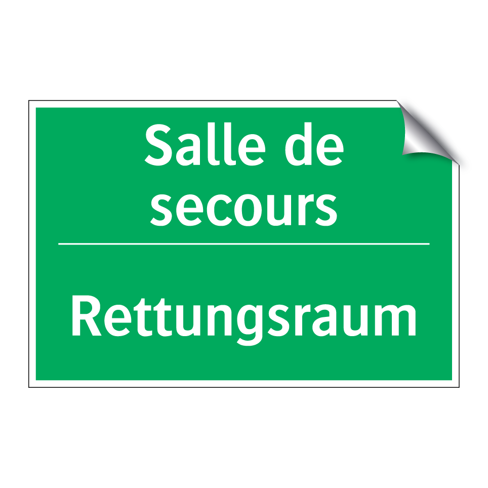 Rettungsraum - Salle de secours