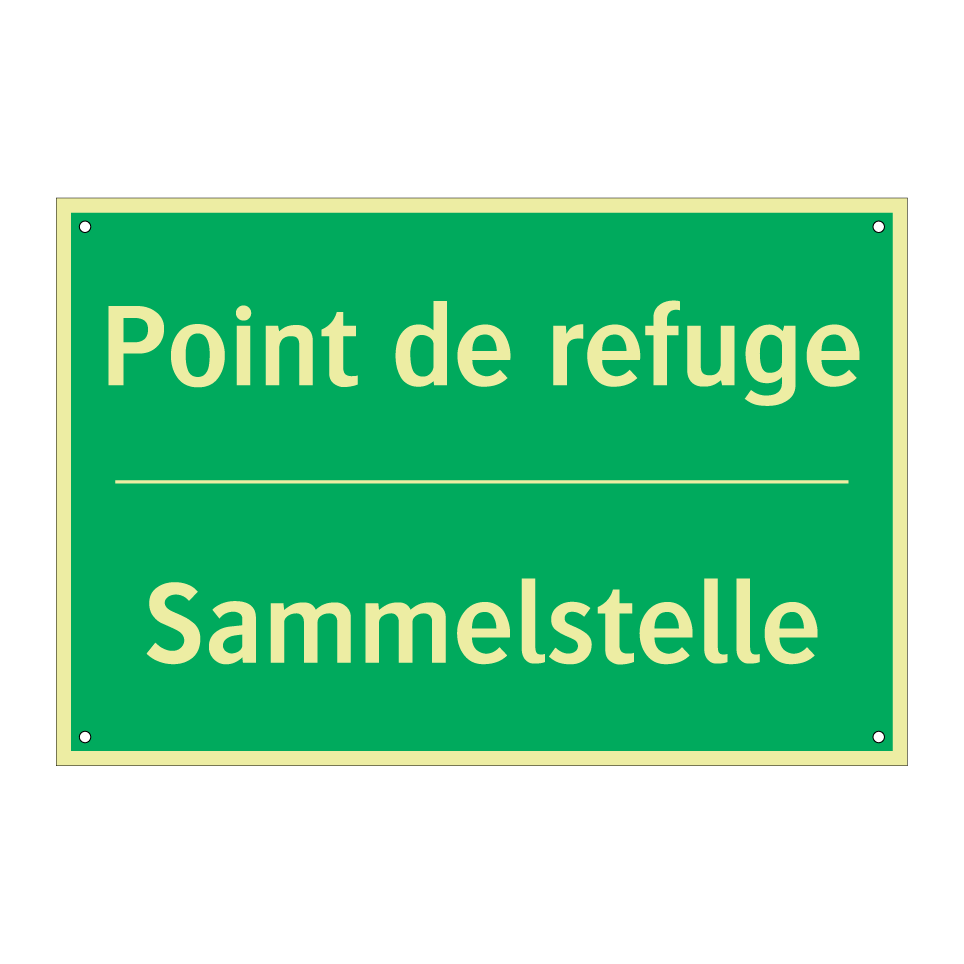 Sammelstelle - Point de refuge