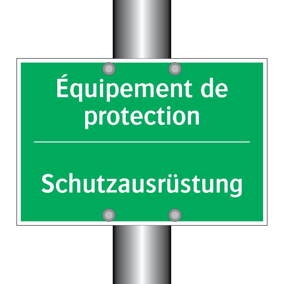 Schutzausrüstung - Équipement de protection
