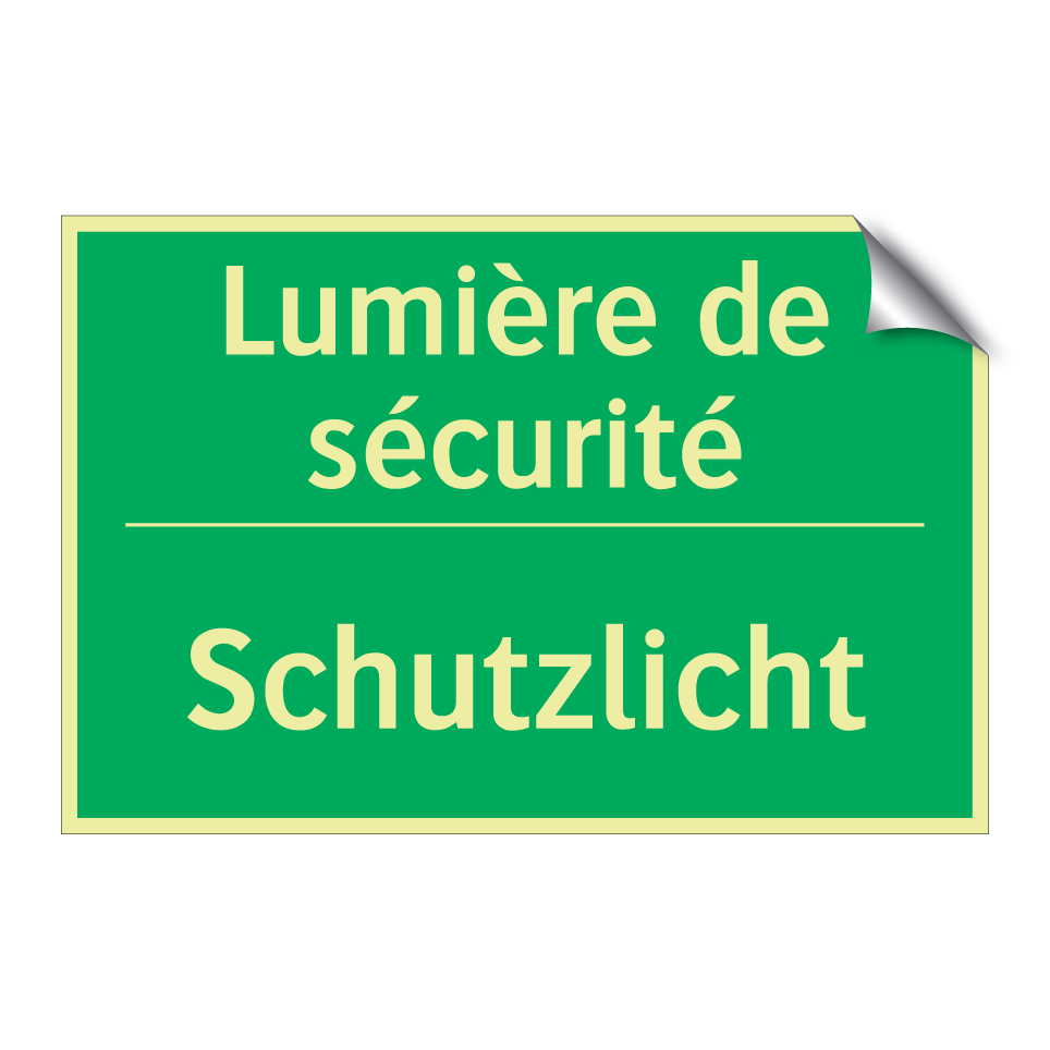 Schutzlicht - Lumière de sécurité