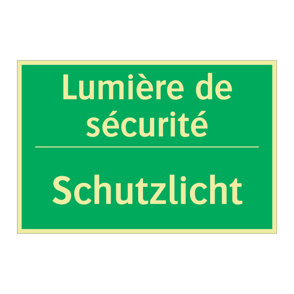 Schutzlicht - Lumière de sécurité