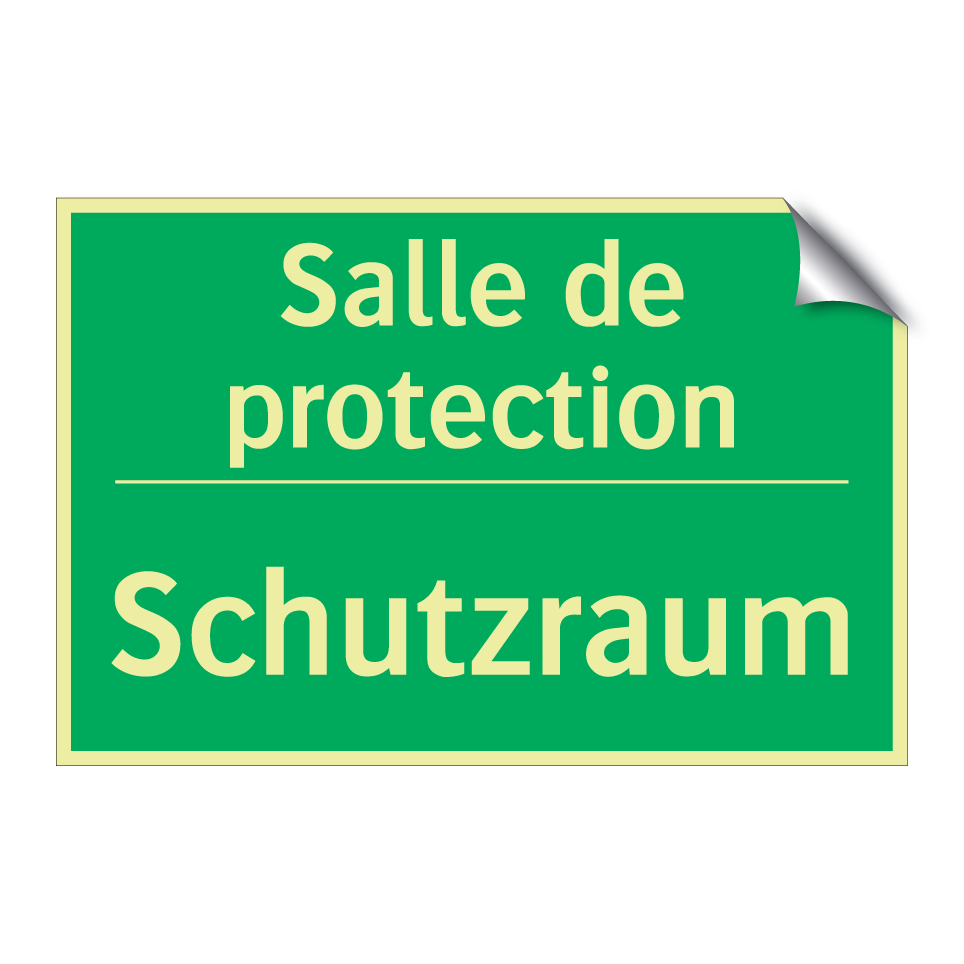 Schutzraum - Salle de protection