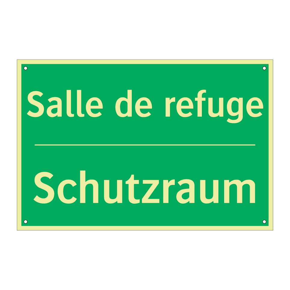 Schutzraum - Salle de refuge