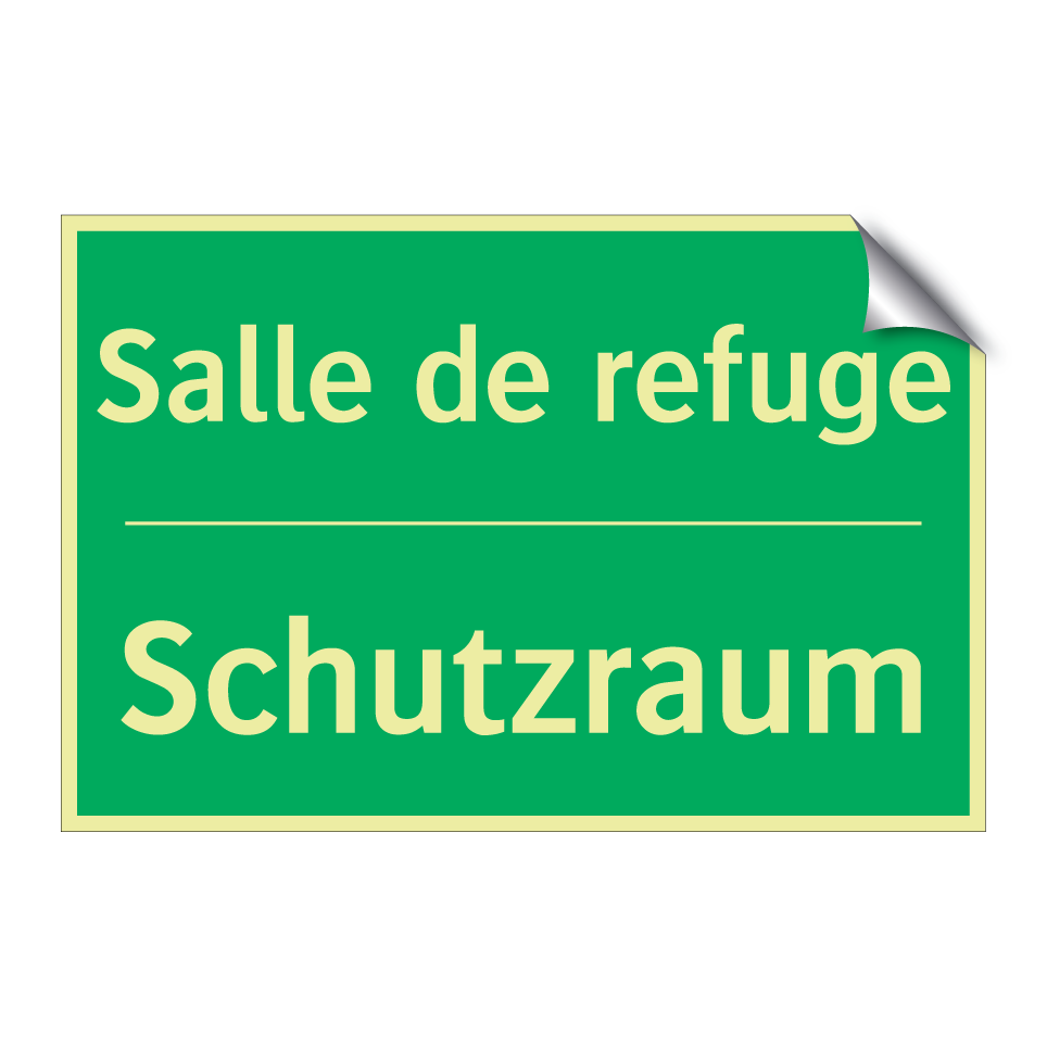 Schutzraum - Salle de refuge