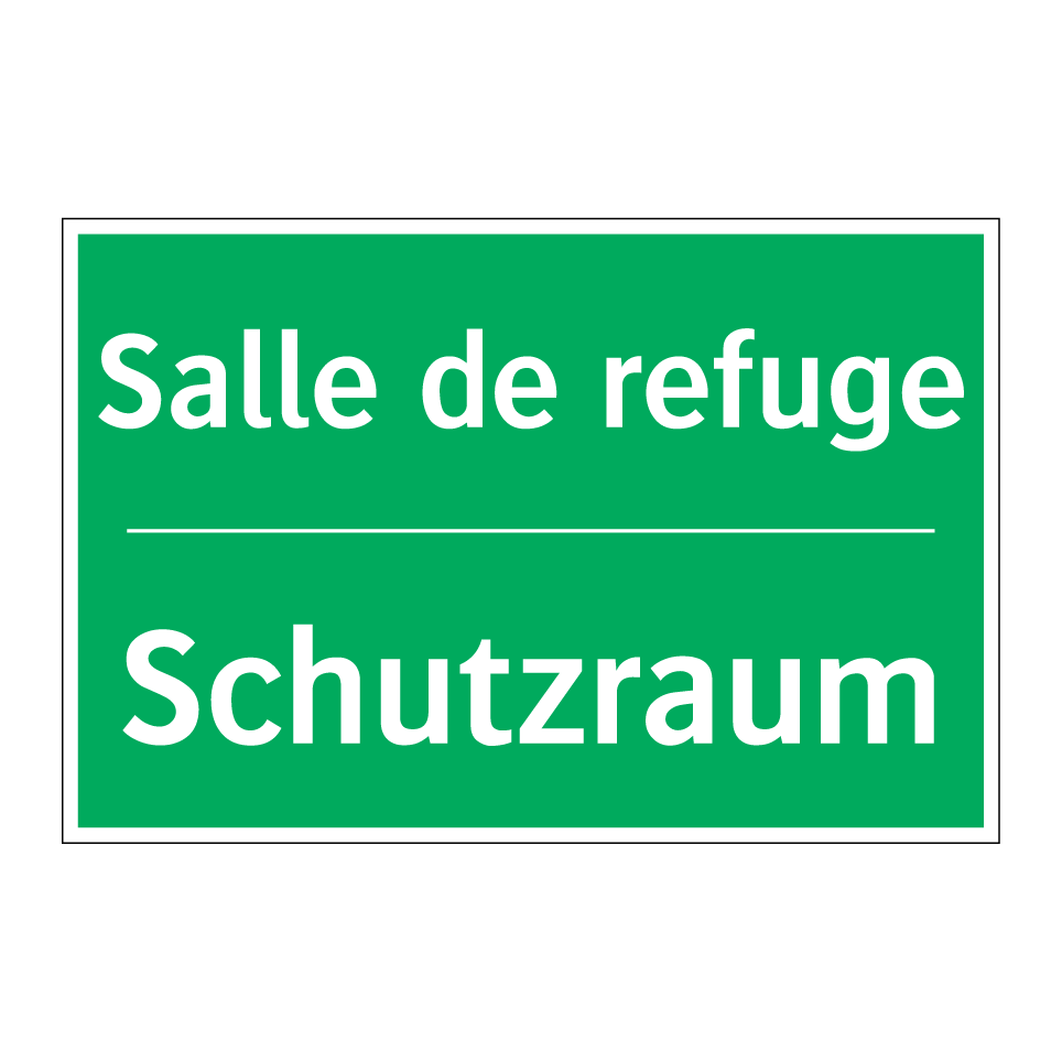 Schutzraum - Salle de refuge