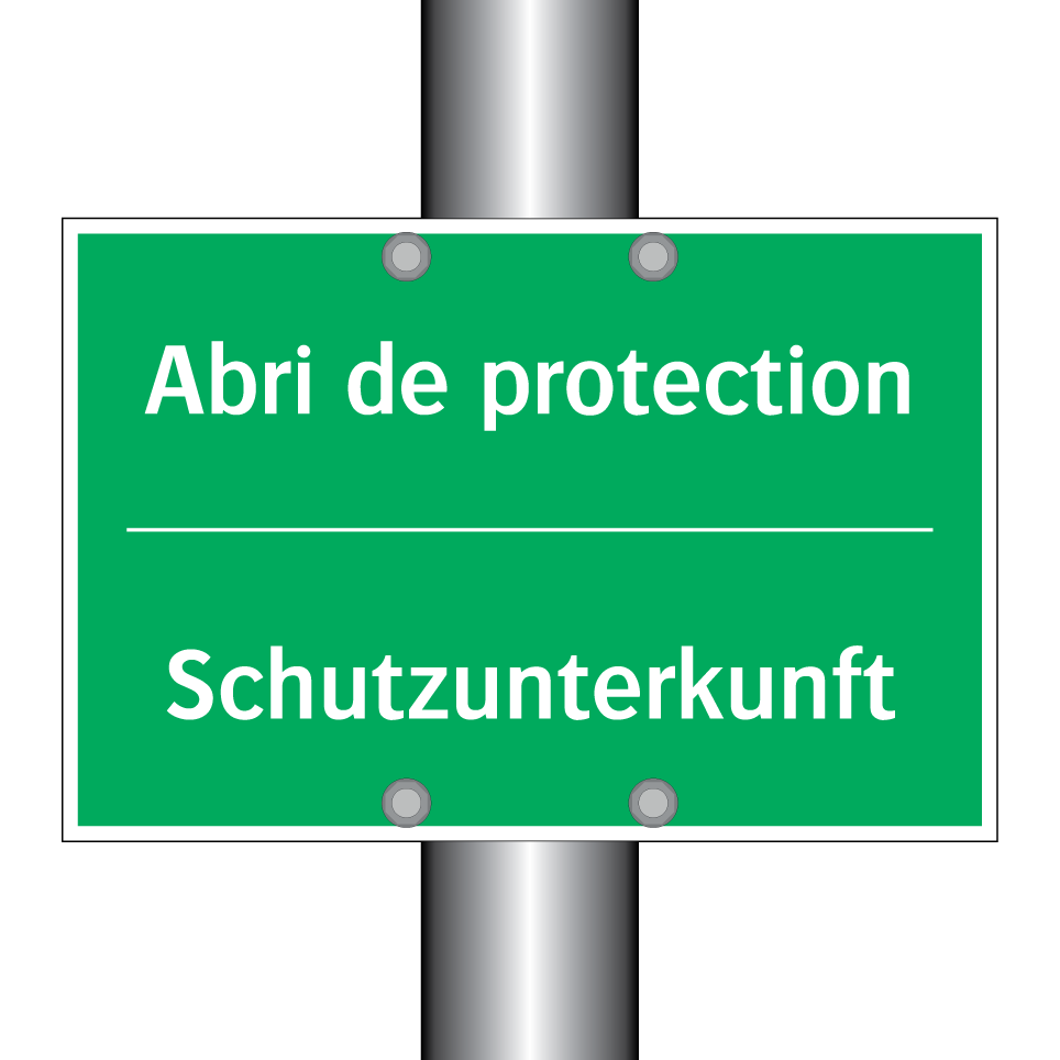Schutzunterkunft - Abri de protection