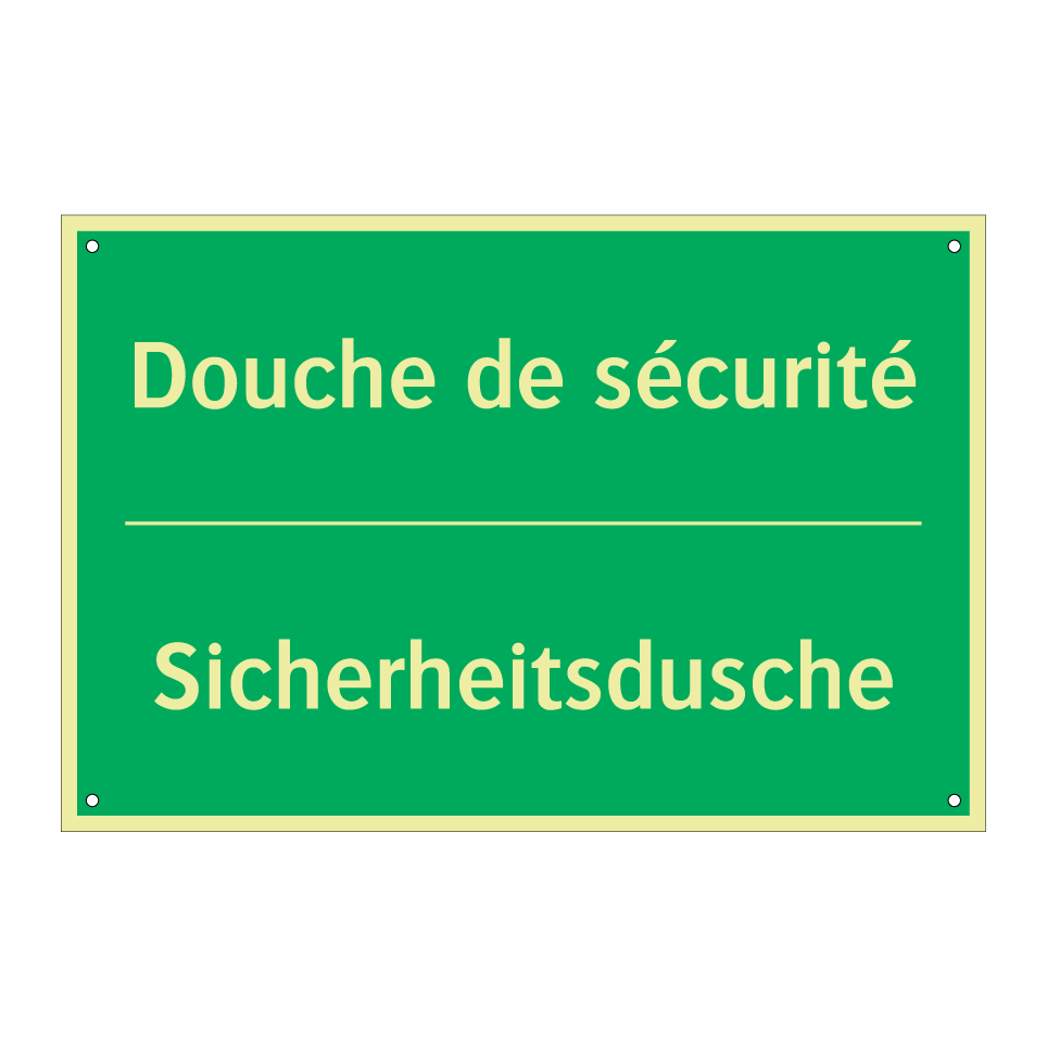 Sicherheitsdusche - Douche de sécurité