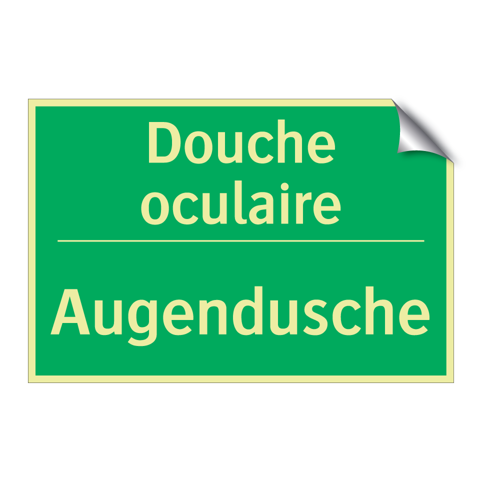 Augendusche - Douche oculaire