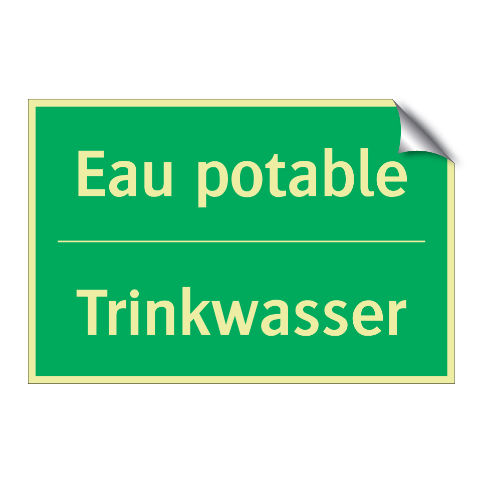 Trinkwasser - Eau potable