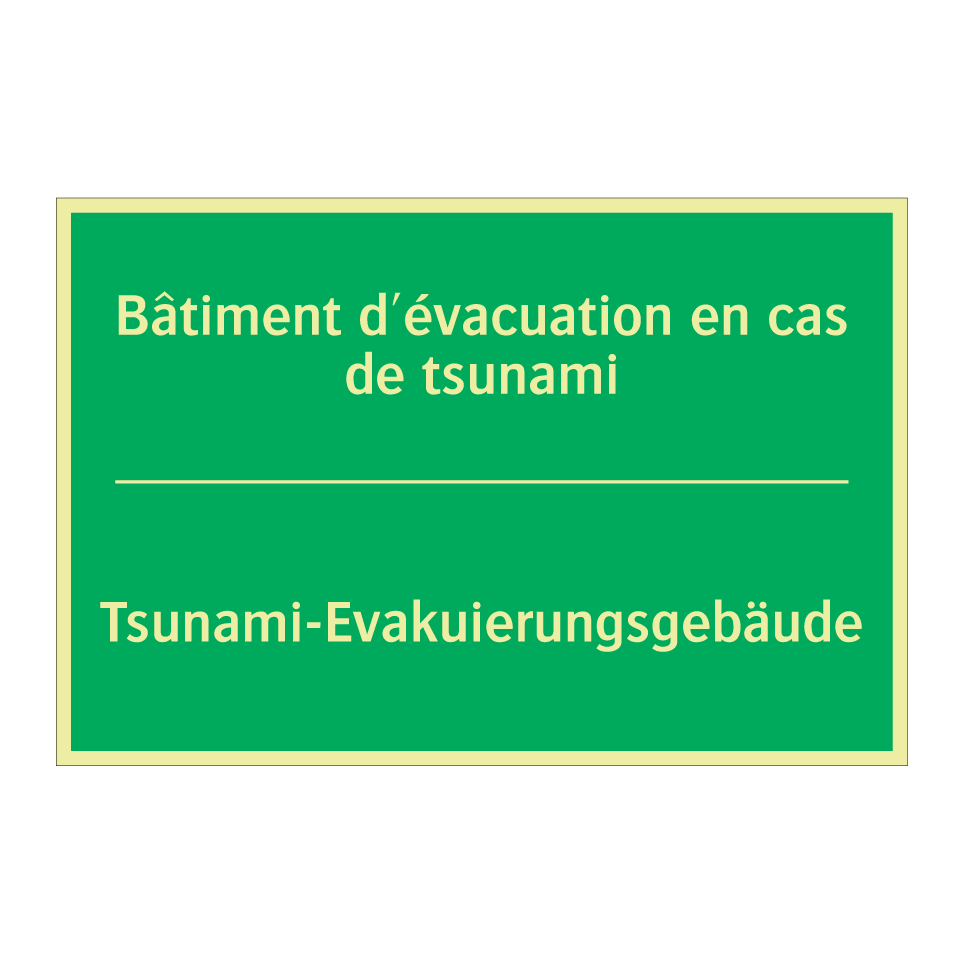 Tsunami-Evakuierungsgebäude - Bâtiment d'évacuation en cas de  /.../