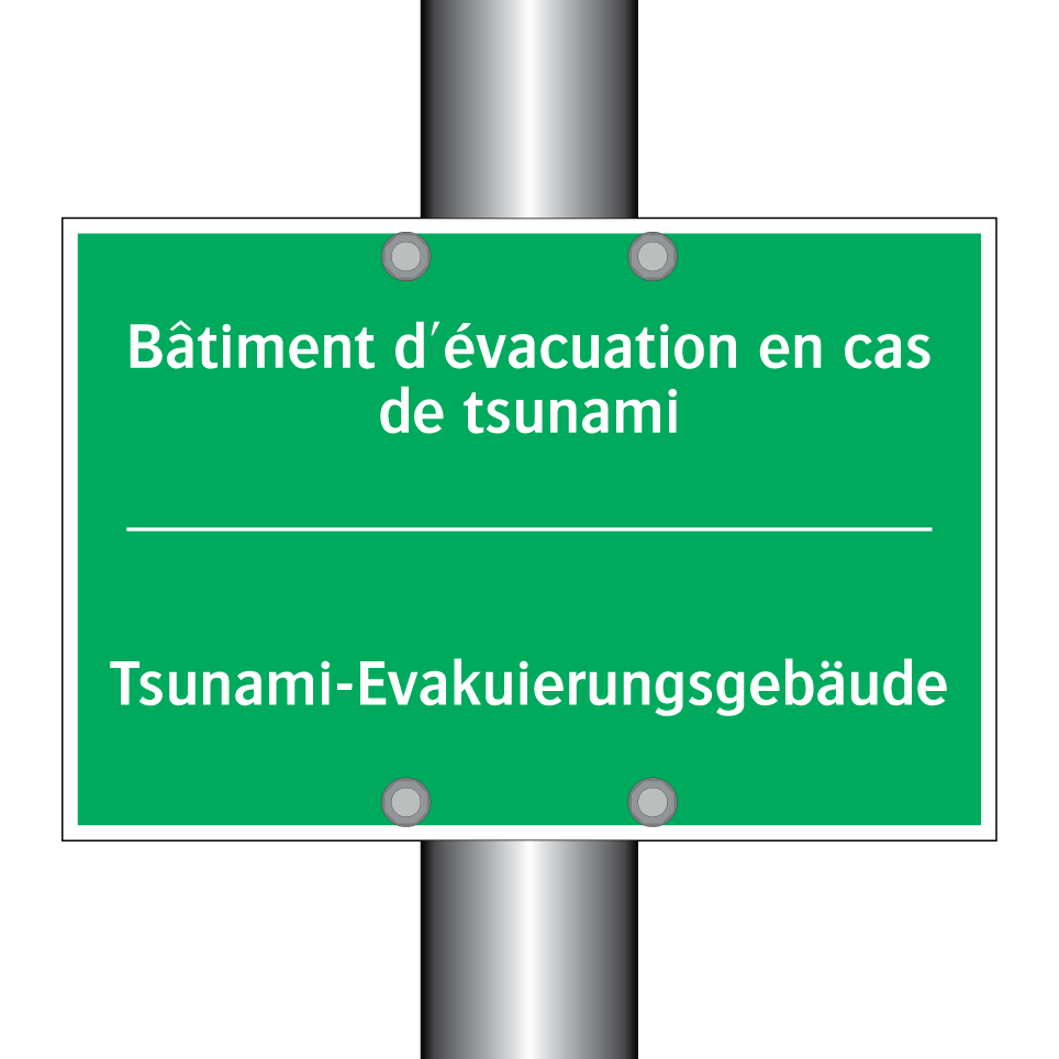 Tsunami-Evakuierungsgebäude - Bâtiment d'évacuation en cas de  /.../