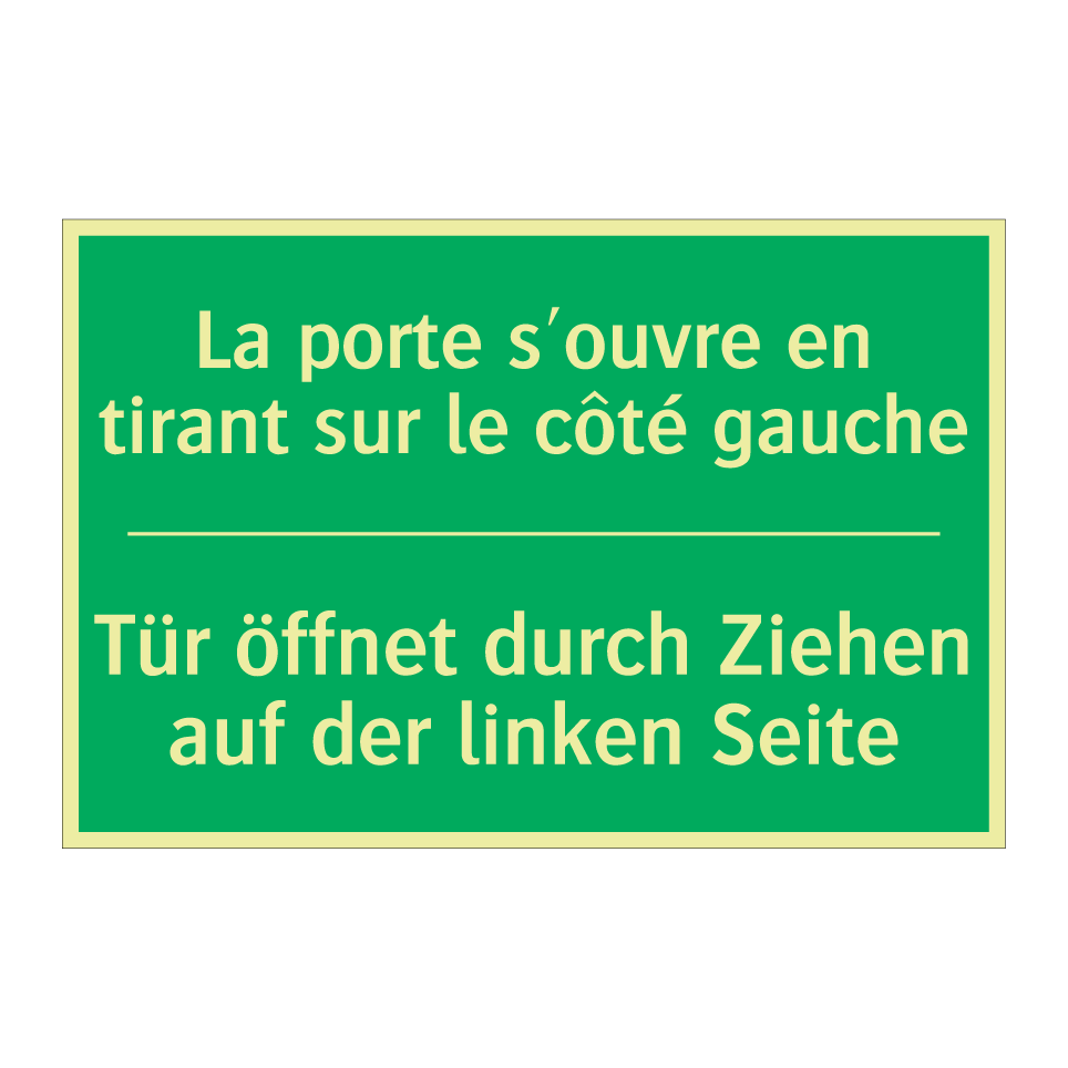 Tür öffnet durch Ziehen auf der  /.../ - La porte s'ouvre en tirant sur  /.../