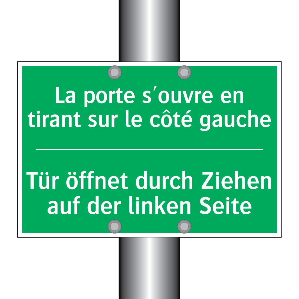 Tür öffnet durch Ziehen auf der  /.../ - La porte s'ouvre en tirant sur  /.../