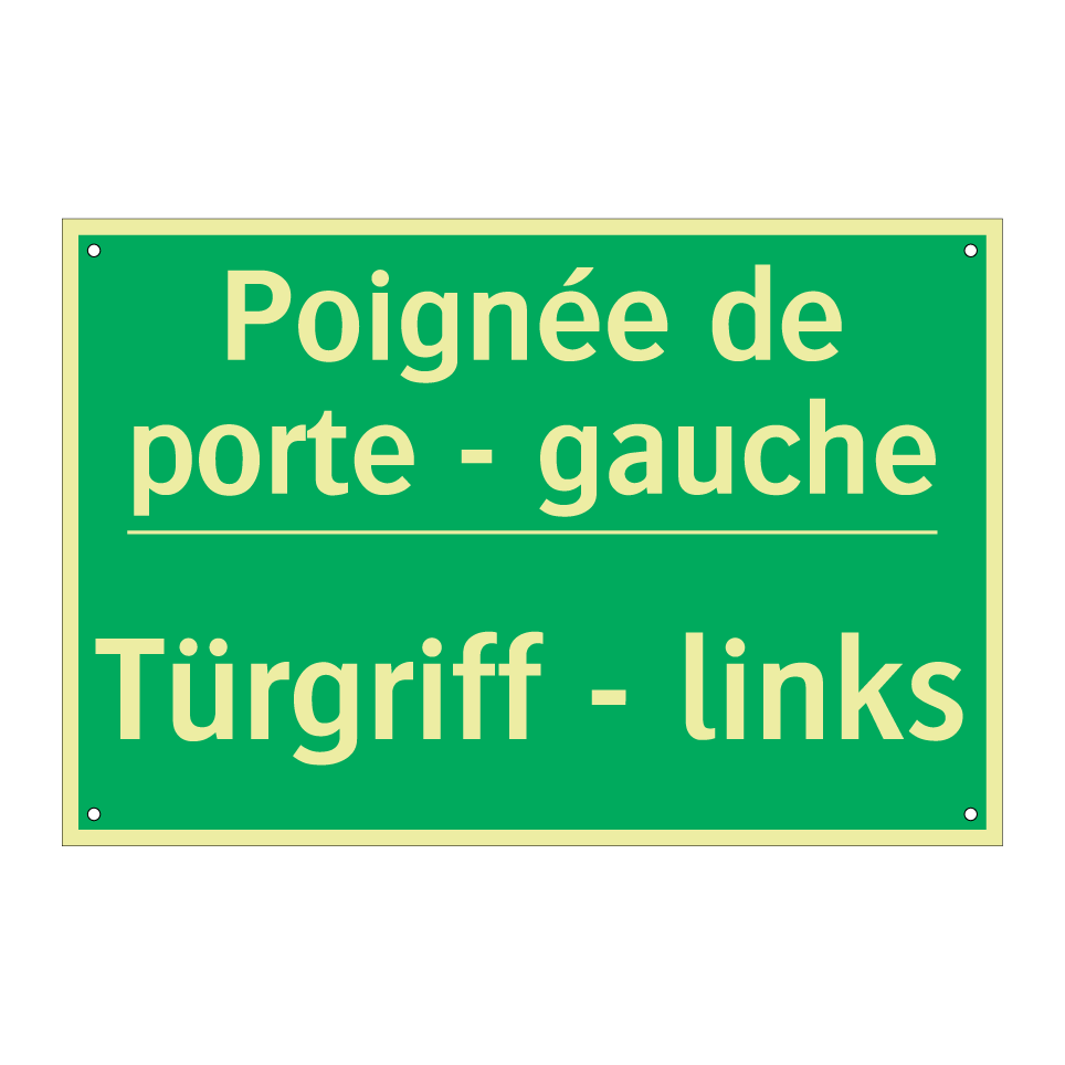 Türgriff - links - Poignée de porte - gauche