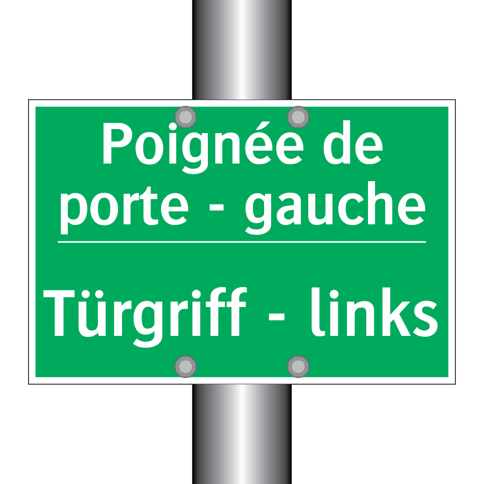 Türgriff - links - Poignée de porte - gauche