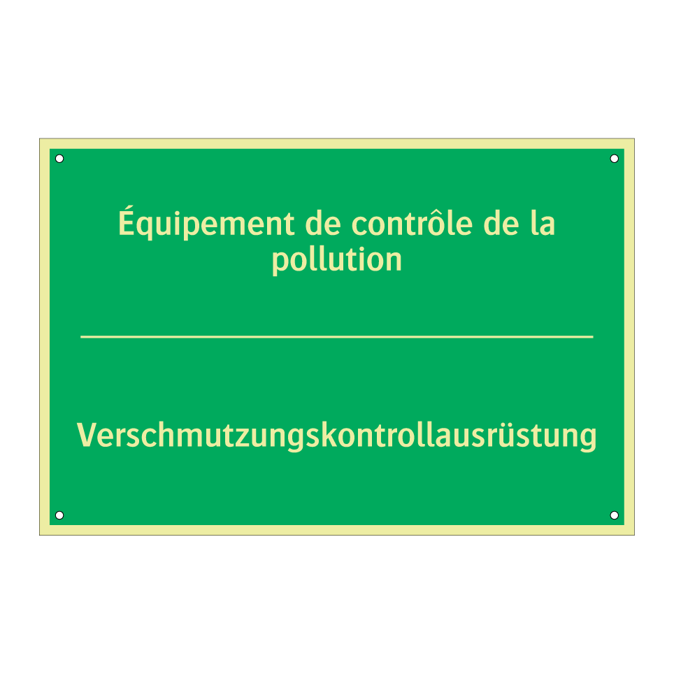 Verschmutzungskontrollausrüstung /.../ - Équipement de contrôle de la pollution /.../