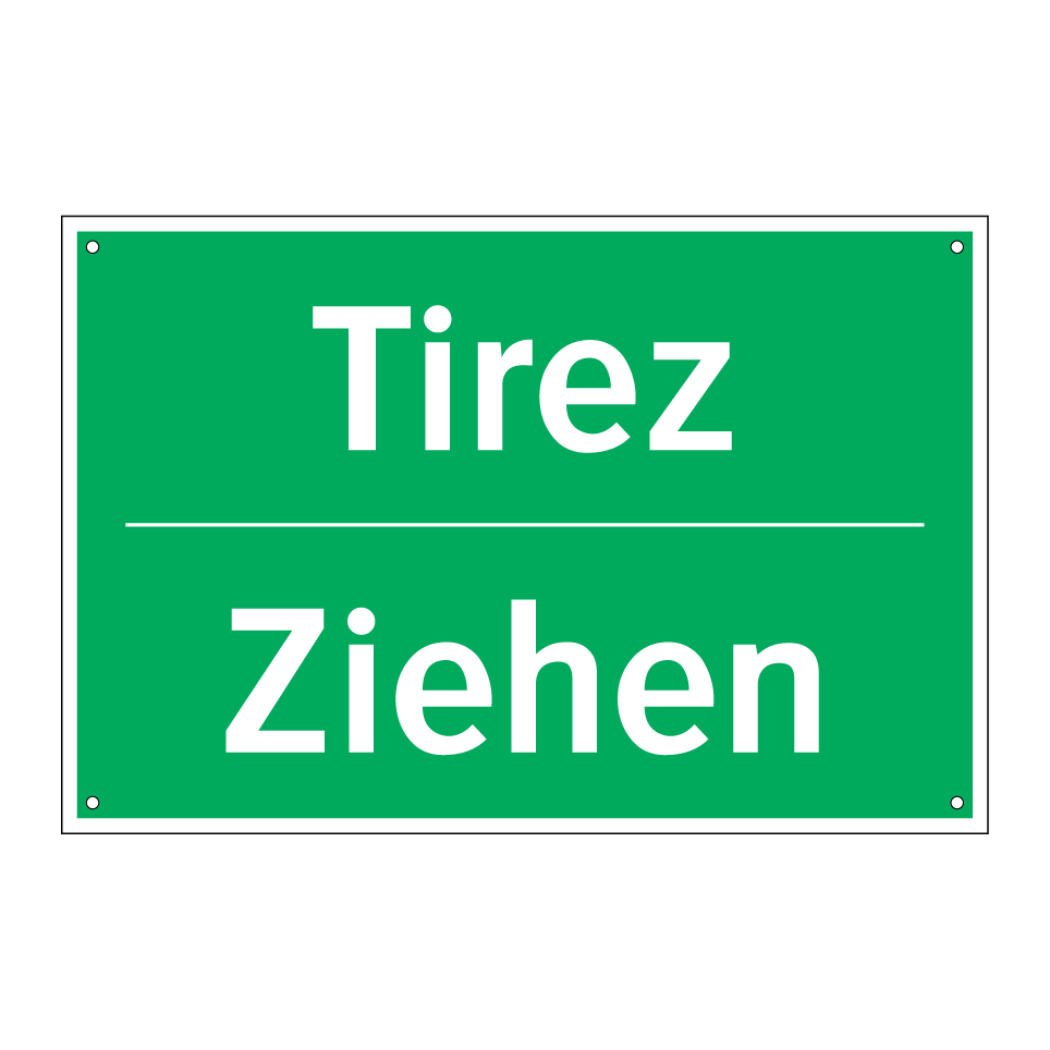 Ziehen - Tirez
