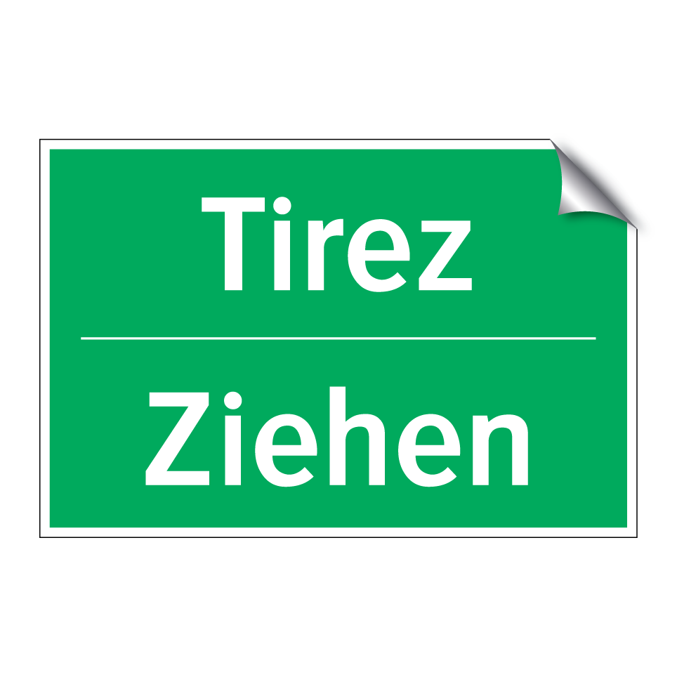 Ziehen - Tirez