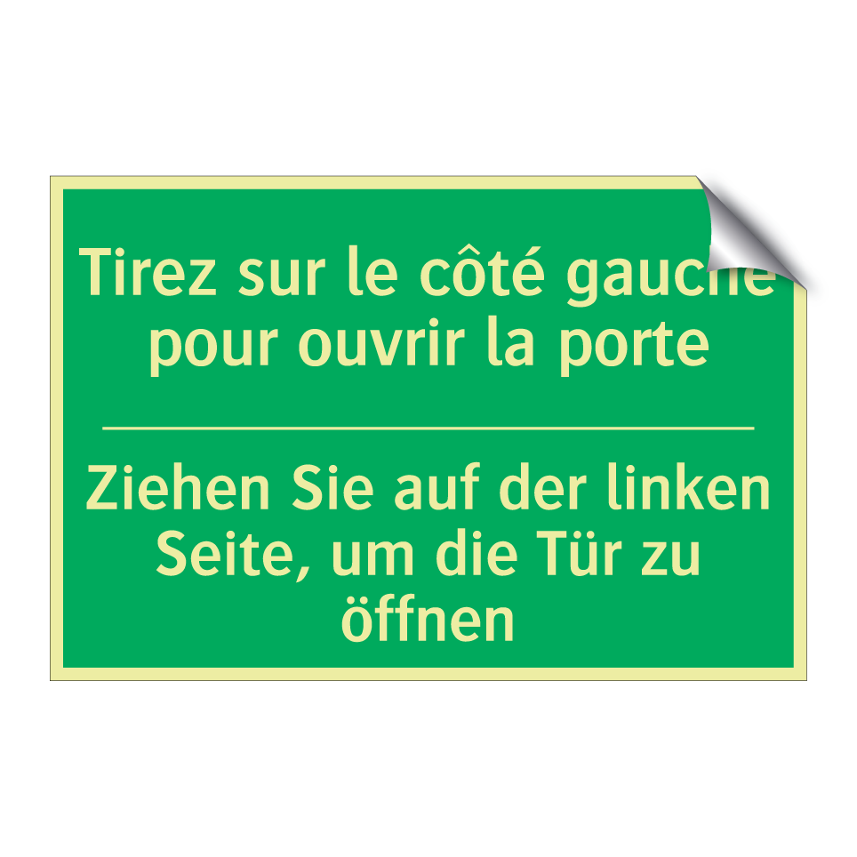 Ziehen Sie auf der linken Seite,  /.../ - Tirez sur le côté gauche pour  /.../