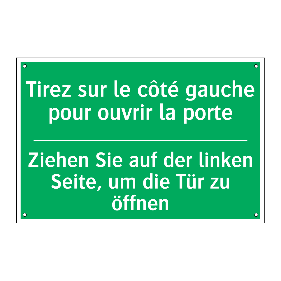 Ziehen Sie auf der linken Seite,  /.../ - Tirez sur le côté gauche pour  /.../