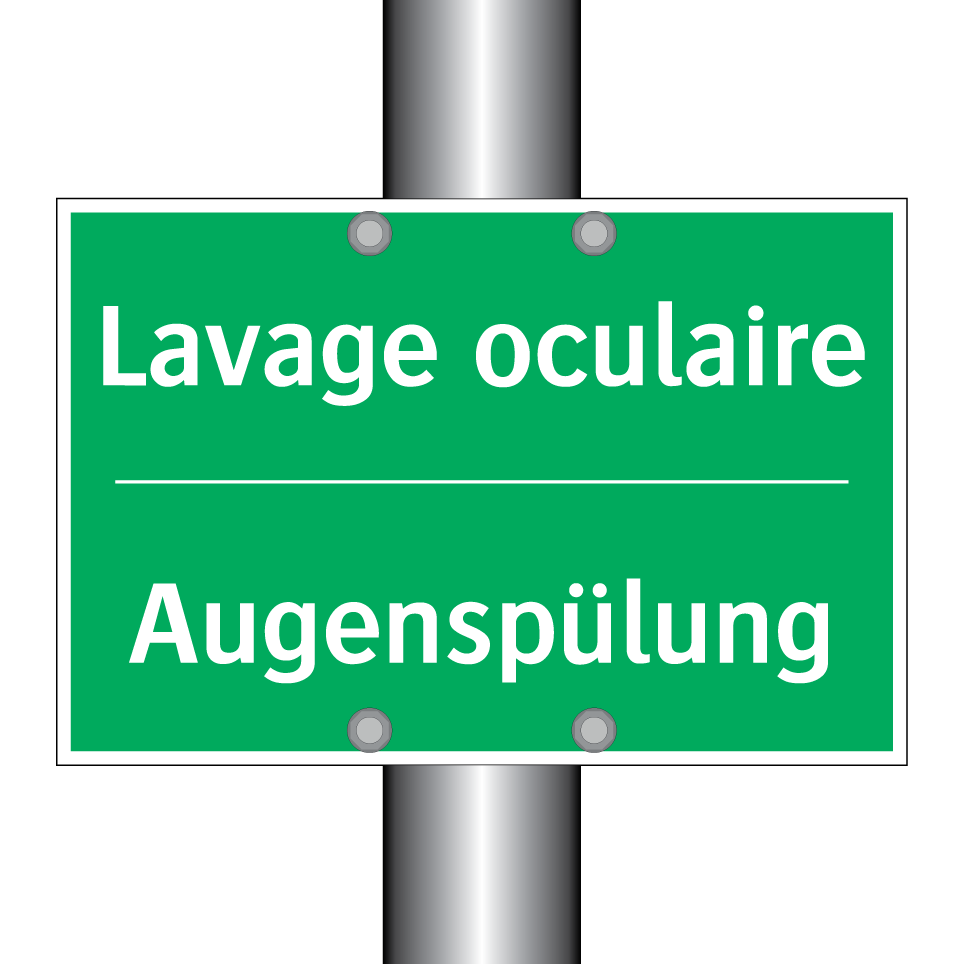 Augenspülung - Lavage oculaire