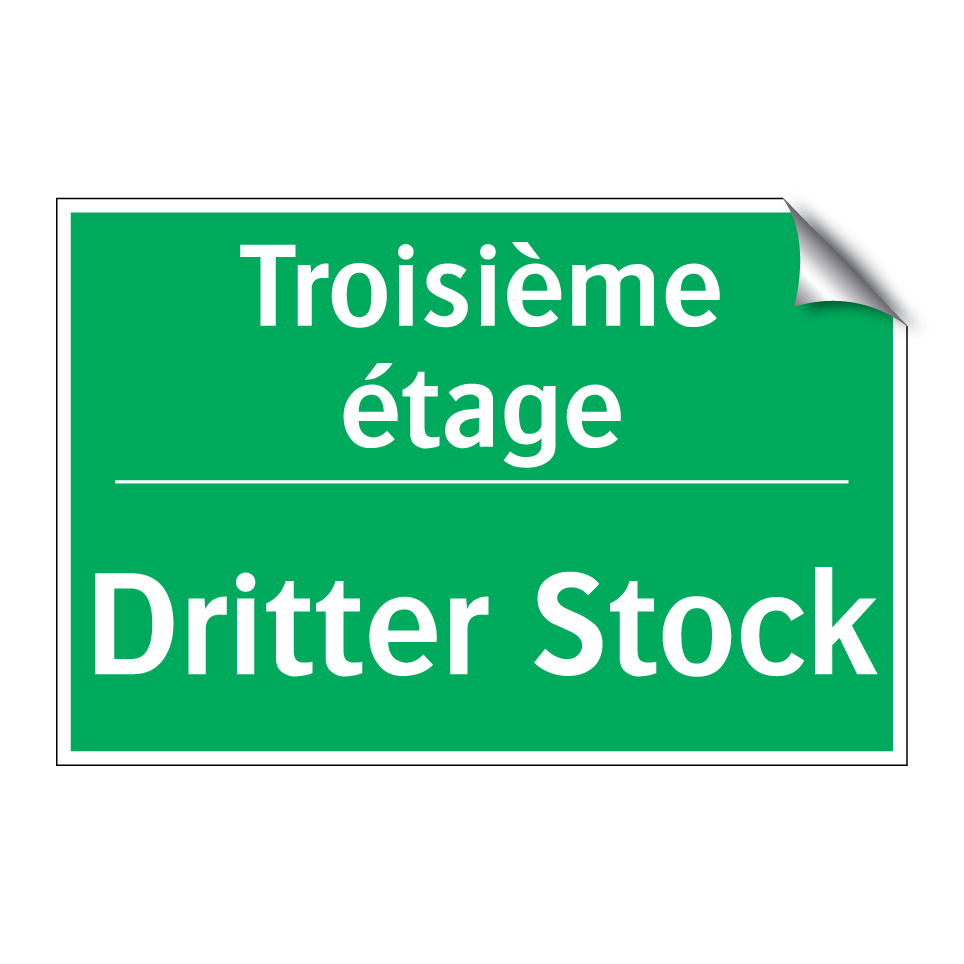 Dritter Stock - Troisième étage