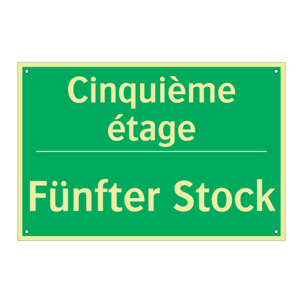Fünfter Stock - Cinquième étage
