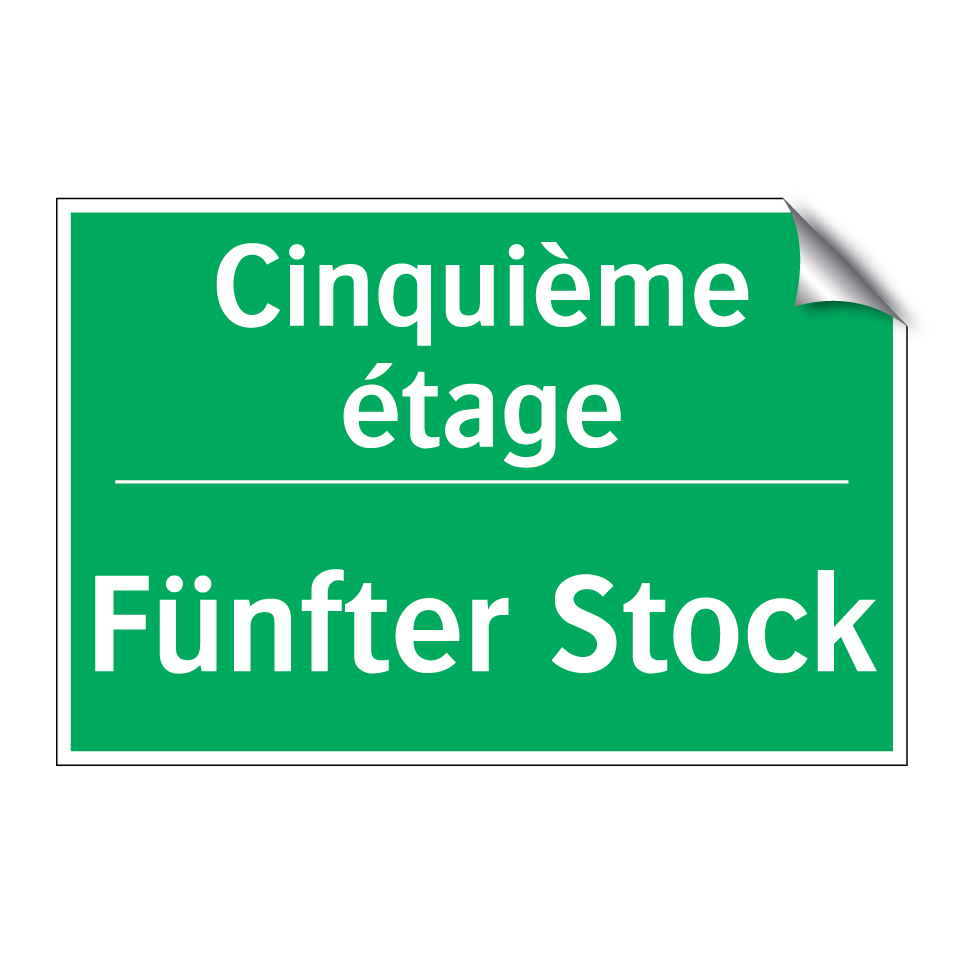 Fünfter Stock - Cinquième étage