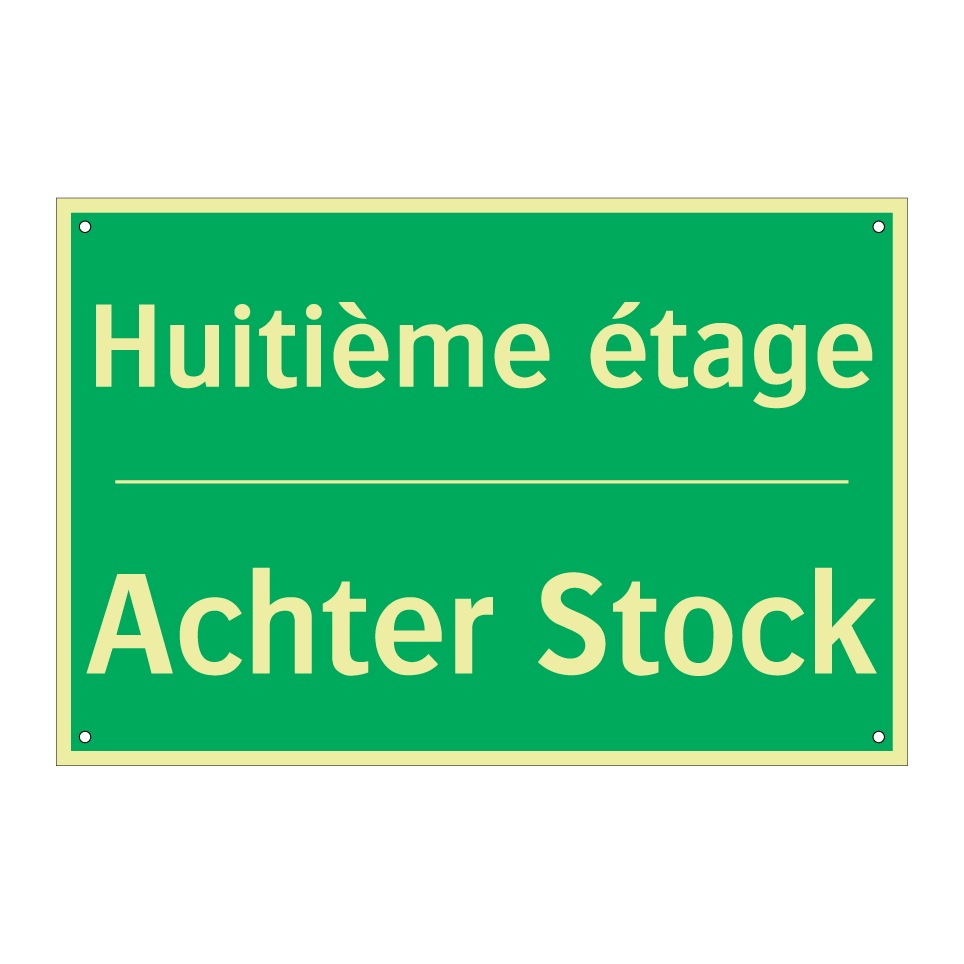 Achter Stock - Huitième étage