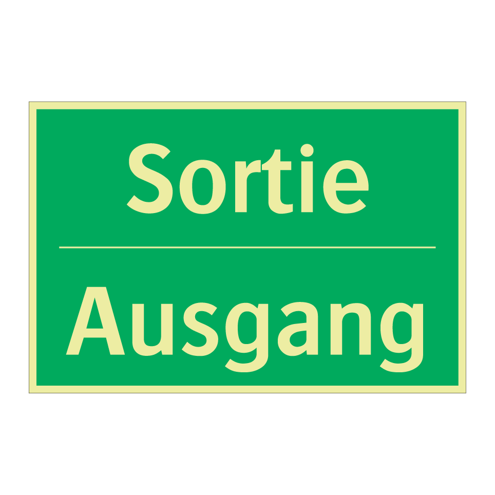 Ausgang - Sortie