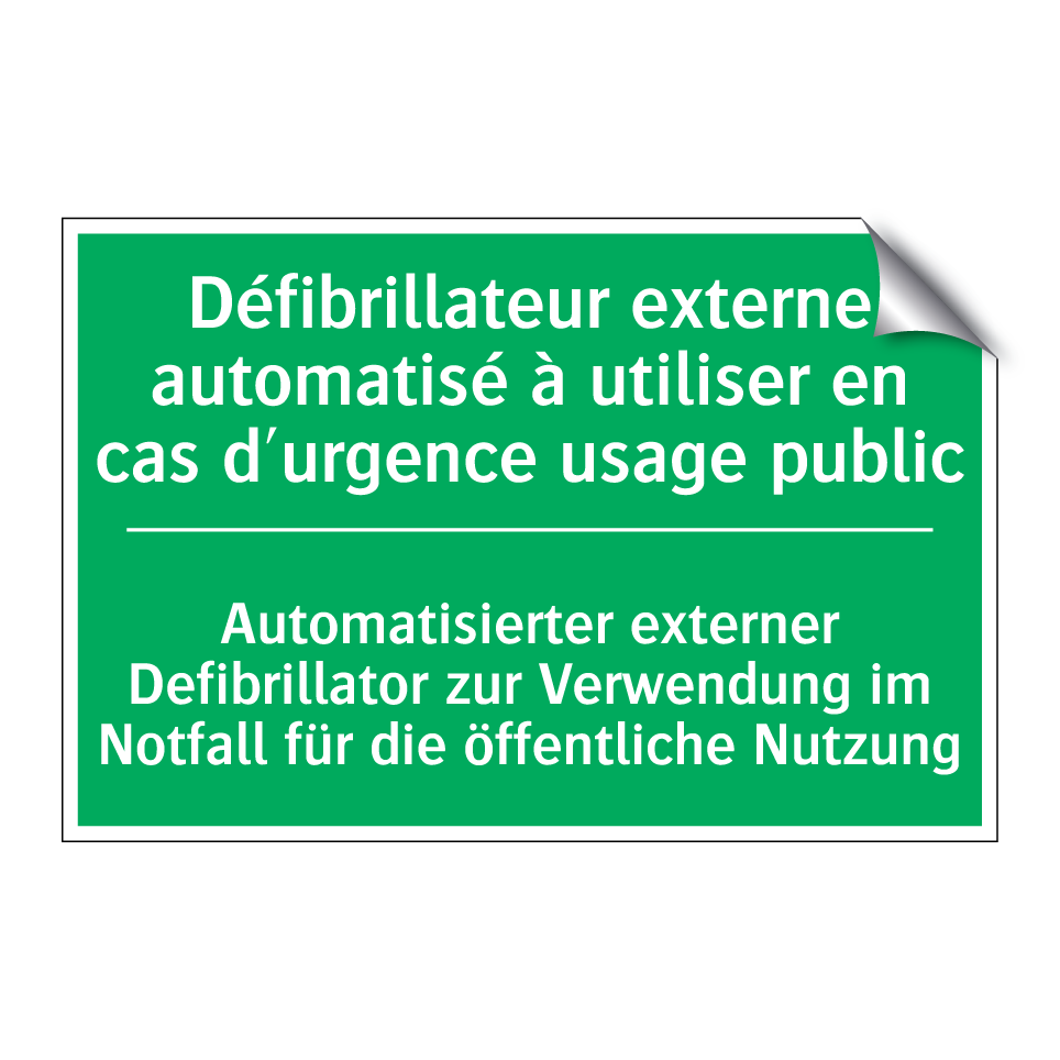 Automatisierter externer Defibrillator  /.../ - Défibrillateur externe automatisé  /.../