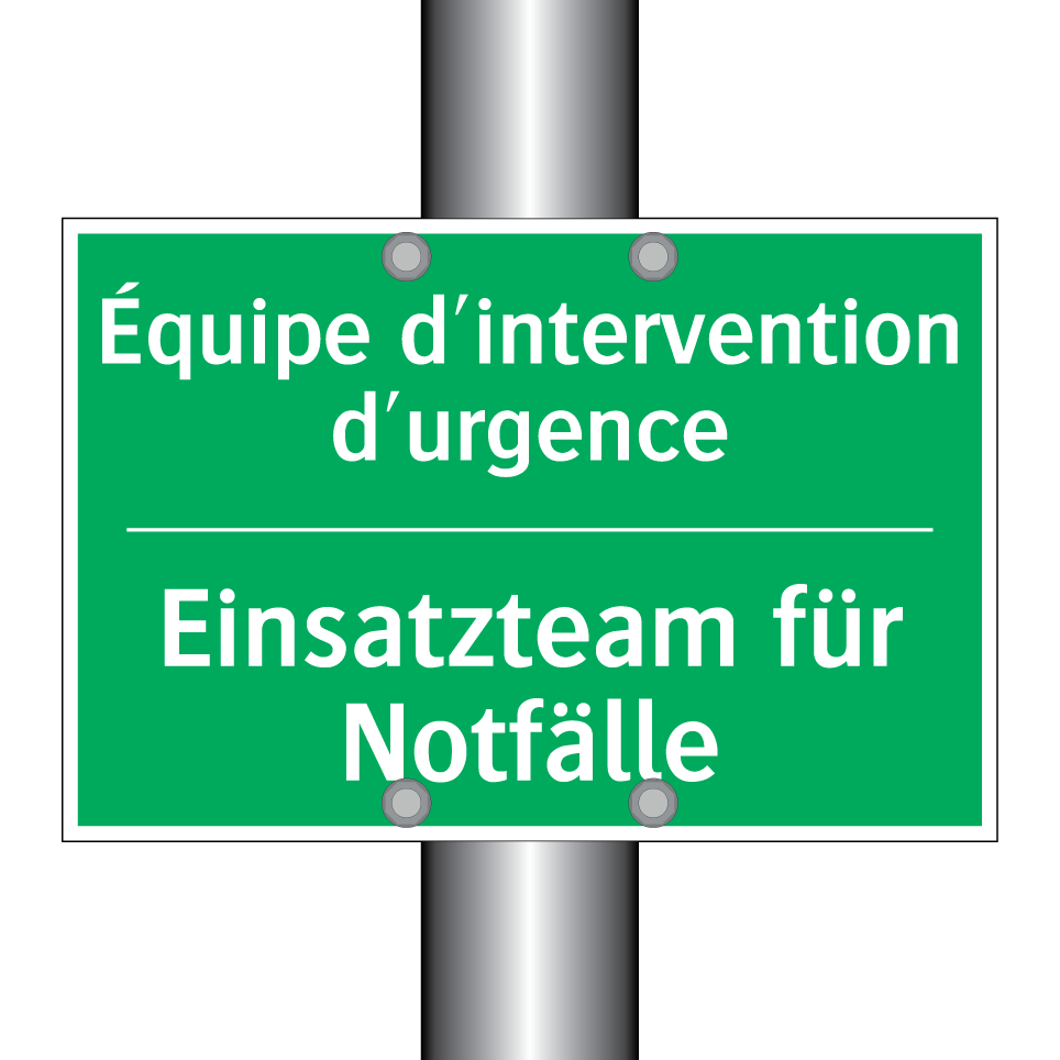Einsatzteam für Notfälle - Équipe d'intervention d'urgence /.../
