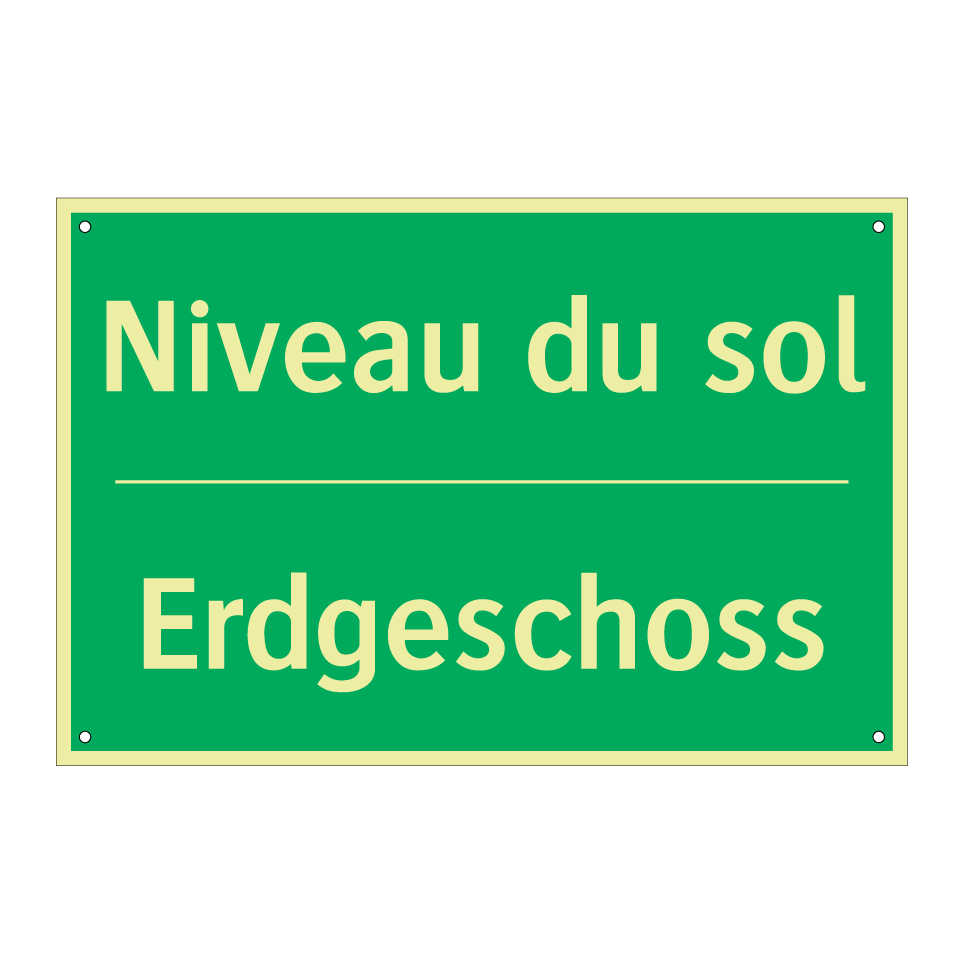 Erdgeschoss - Niveau du sol