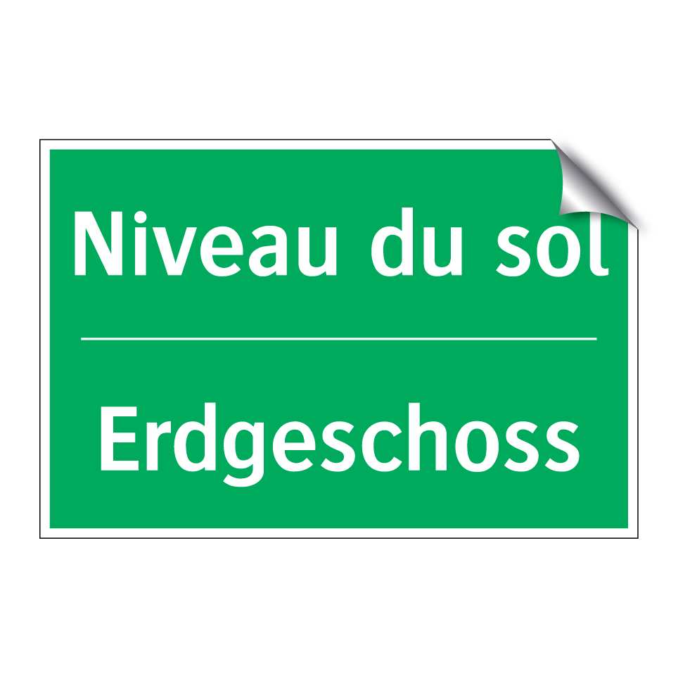 Erdgeschoss - Niveau du sol