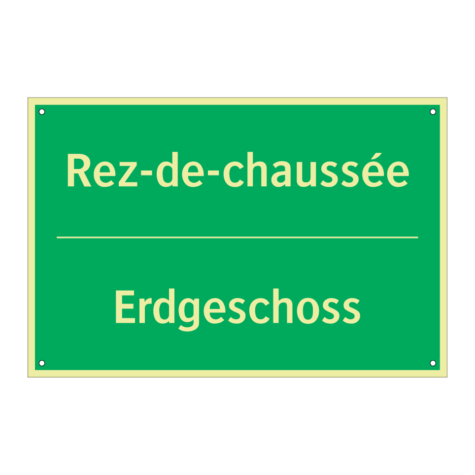 Erdgeschoss - Rez-de-chaussée