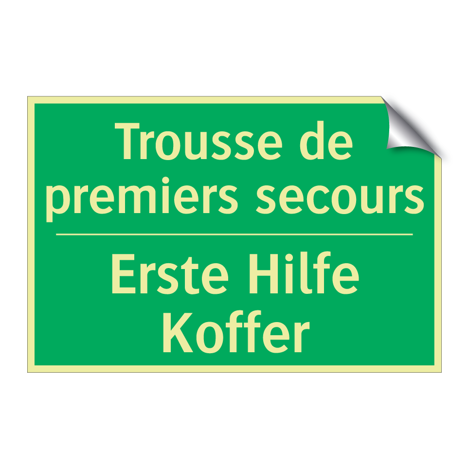 Erste Hilfe Koffer - Trousse de premiers secours