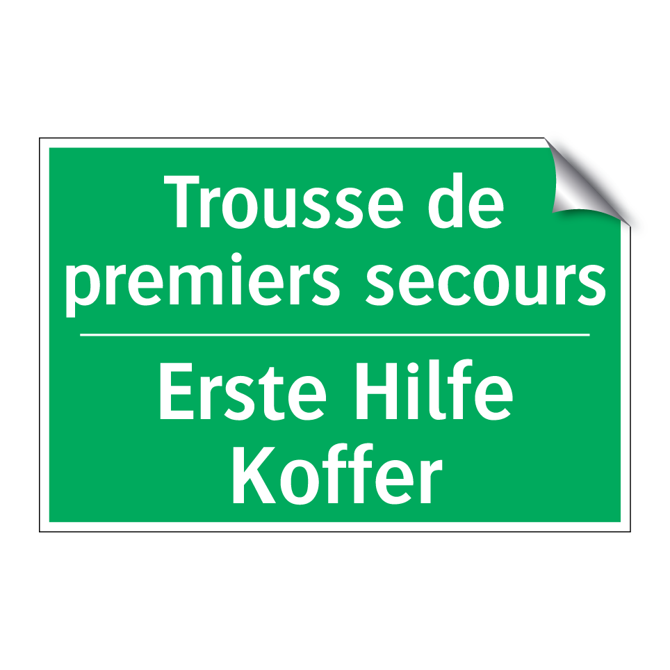 Erste Hilfe Koffer - Trousse de premiers secours