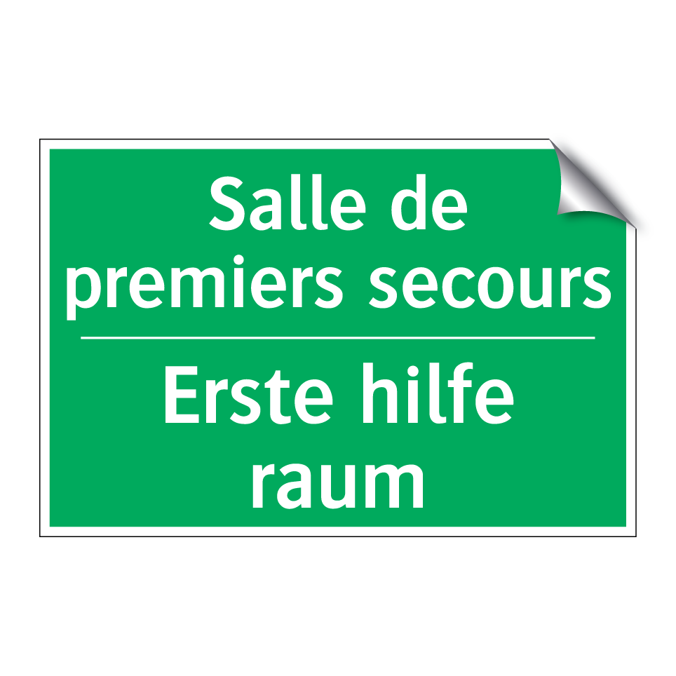 Erste hilfe raum - Salle de premiers secours