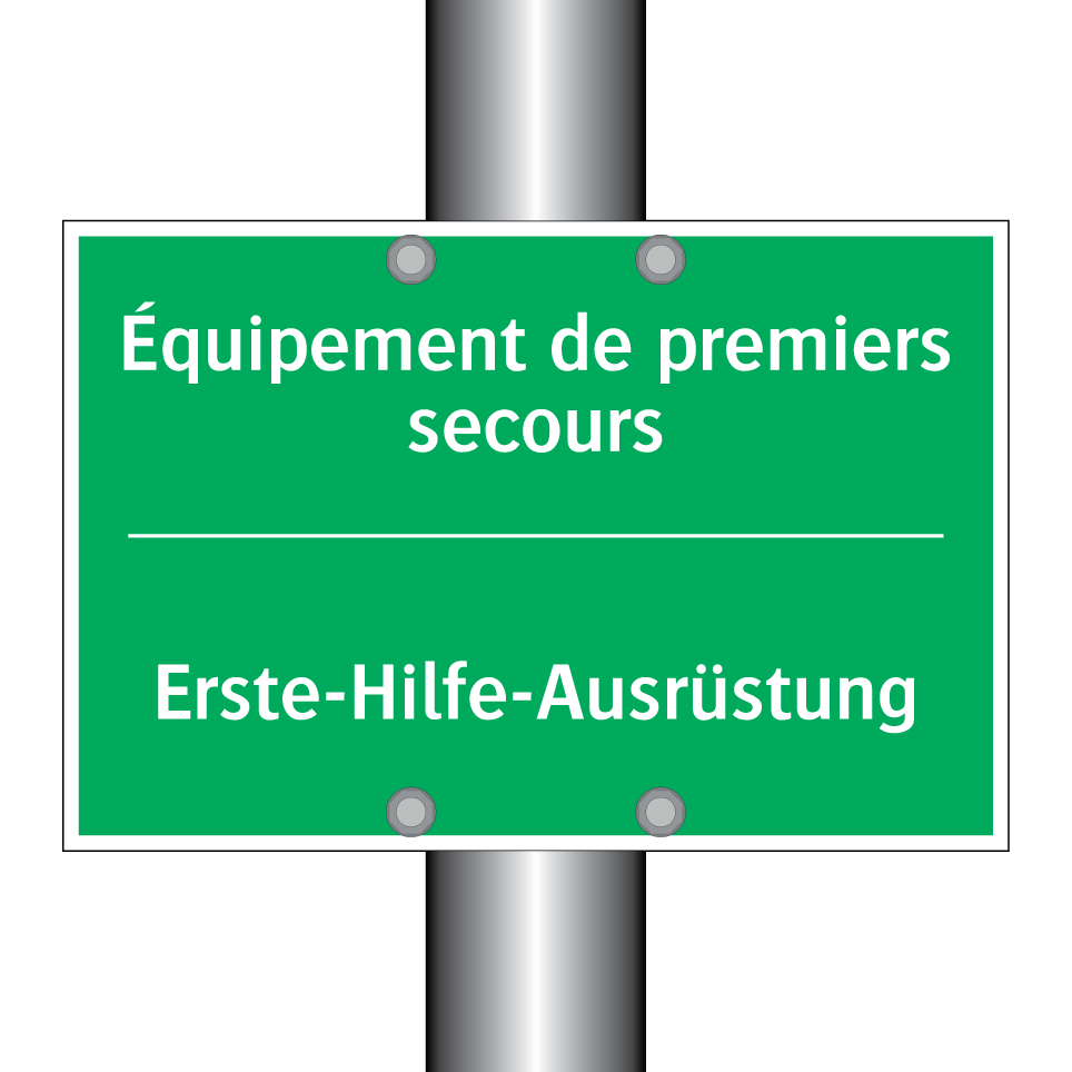 Erste-Hilfe-Ausrüstung - Équipement de premiers secours