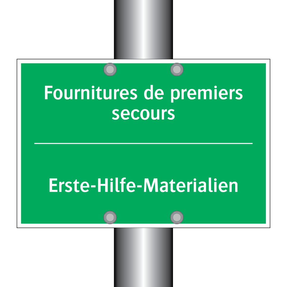 Erste-Hilfe-Materialien - Fournitures de premiers secours /.../
