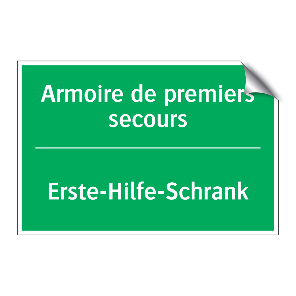Erste-Hilfe-Schrank - Armoire de premiers secours