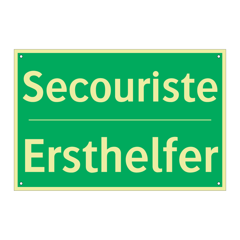 Ersthelfer - Secouriste