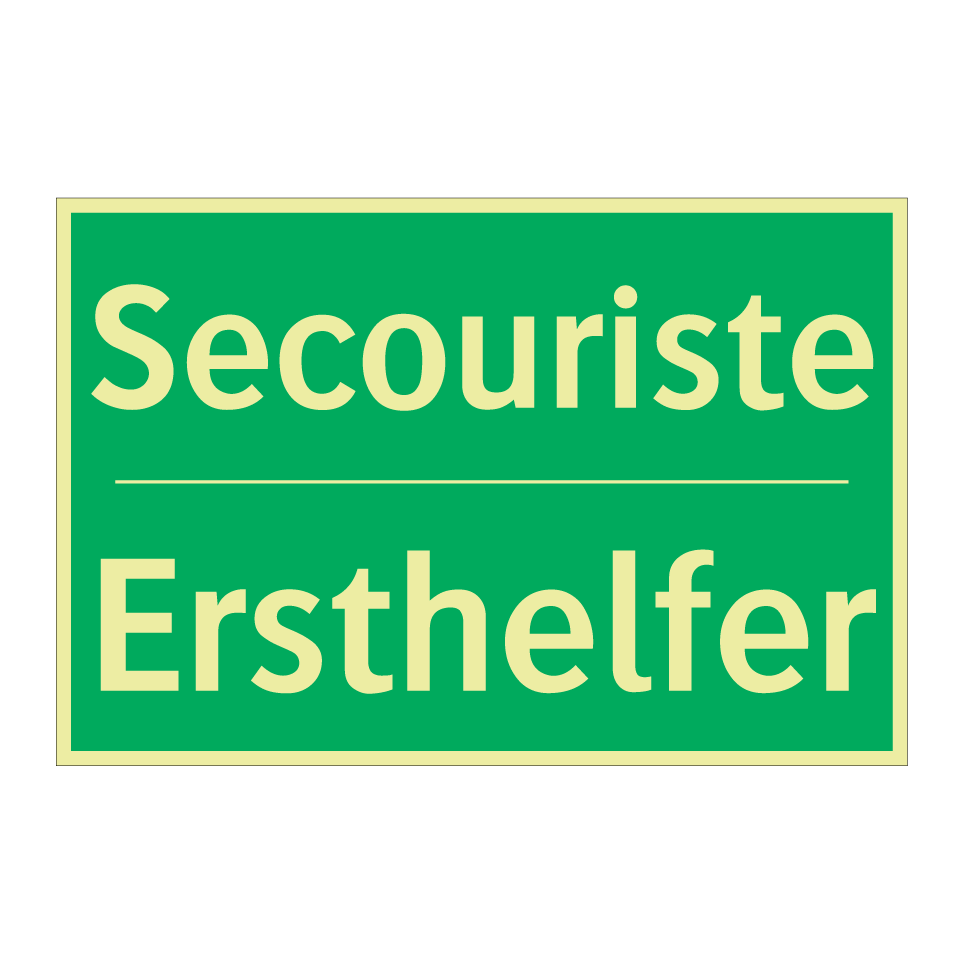 Ersthelfer - Secouriste