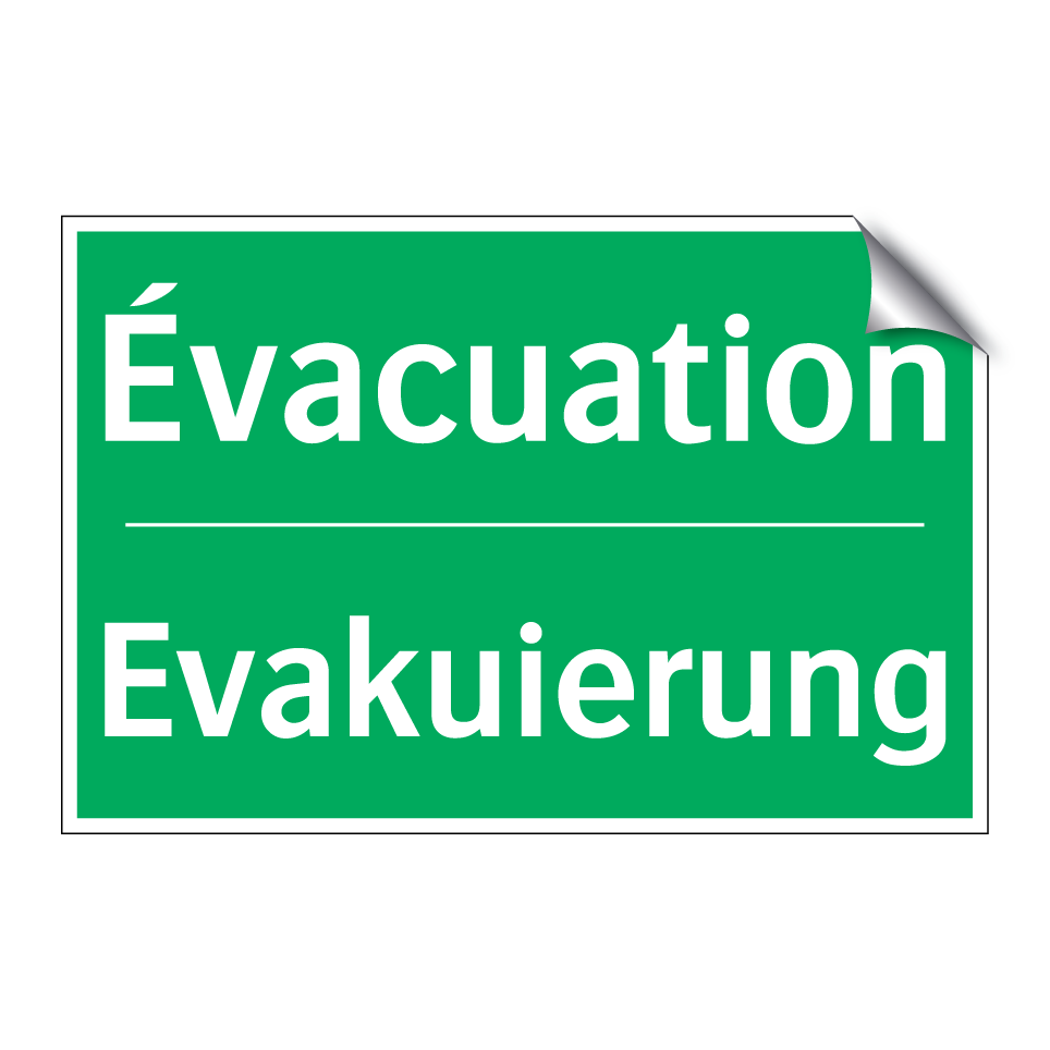 Evakuierung - Évacuation