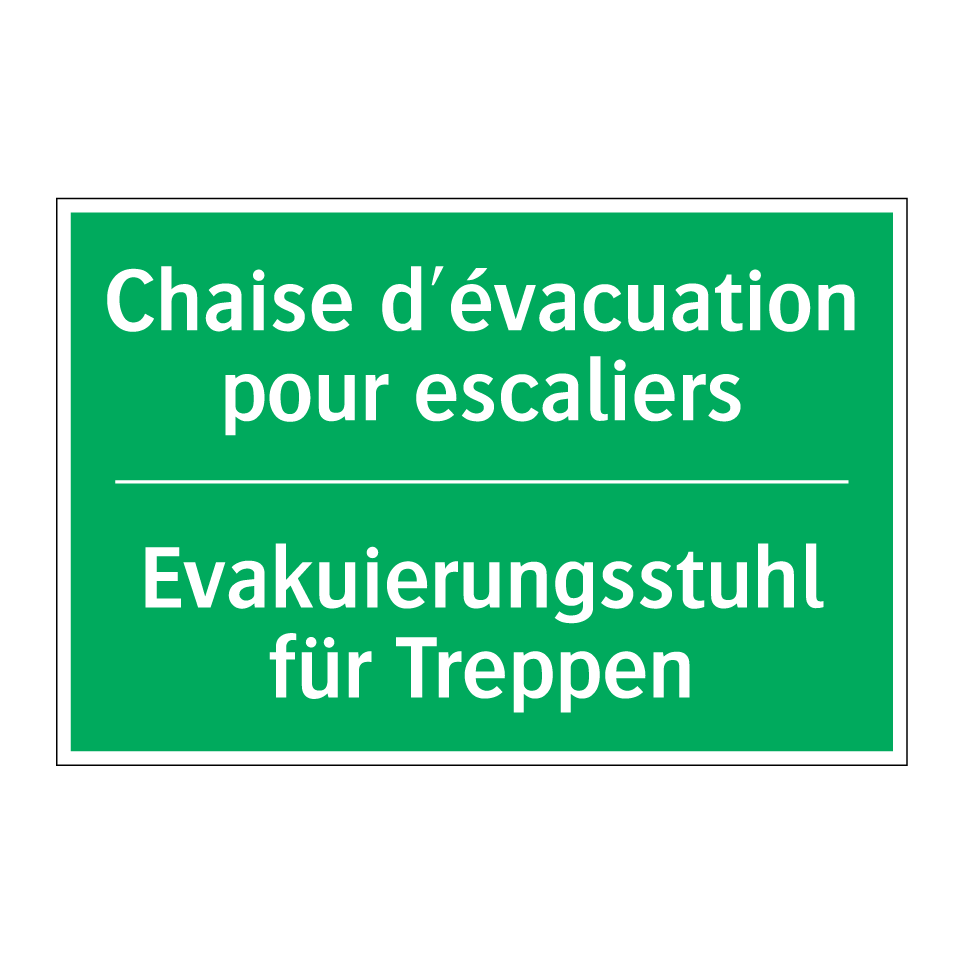 Evakuierungsstuhl für Treppen - Chaise d'évacuation pour escaliers /.../