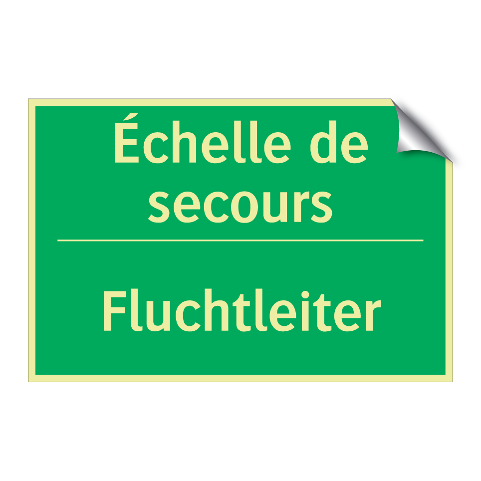 Fluchtleiter - Échelle de secours