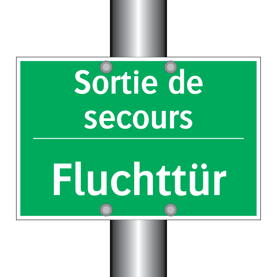 Fluchttür - Sortie de secours