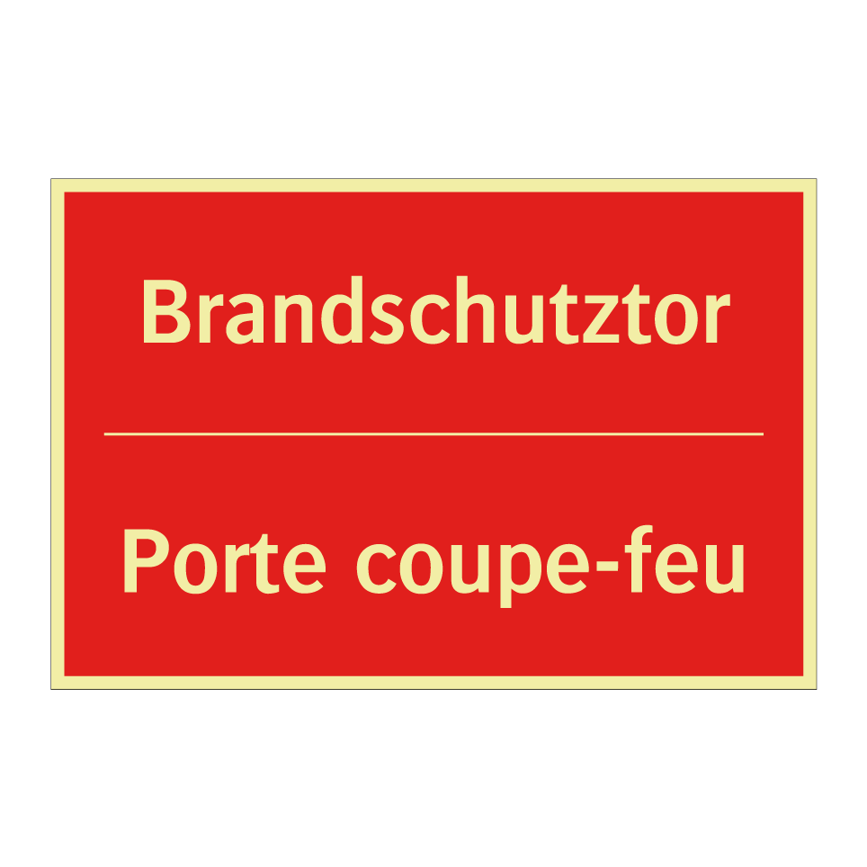 Brandschutztor - Porte coupe-feu