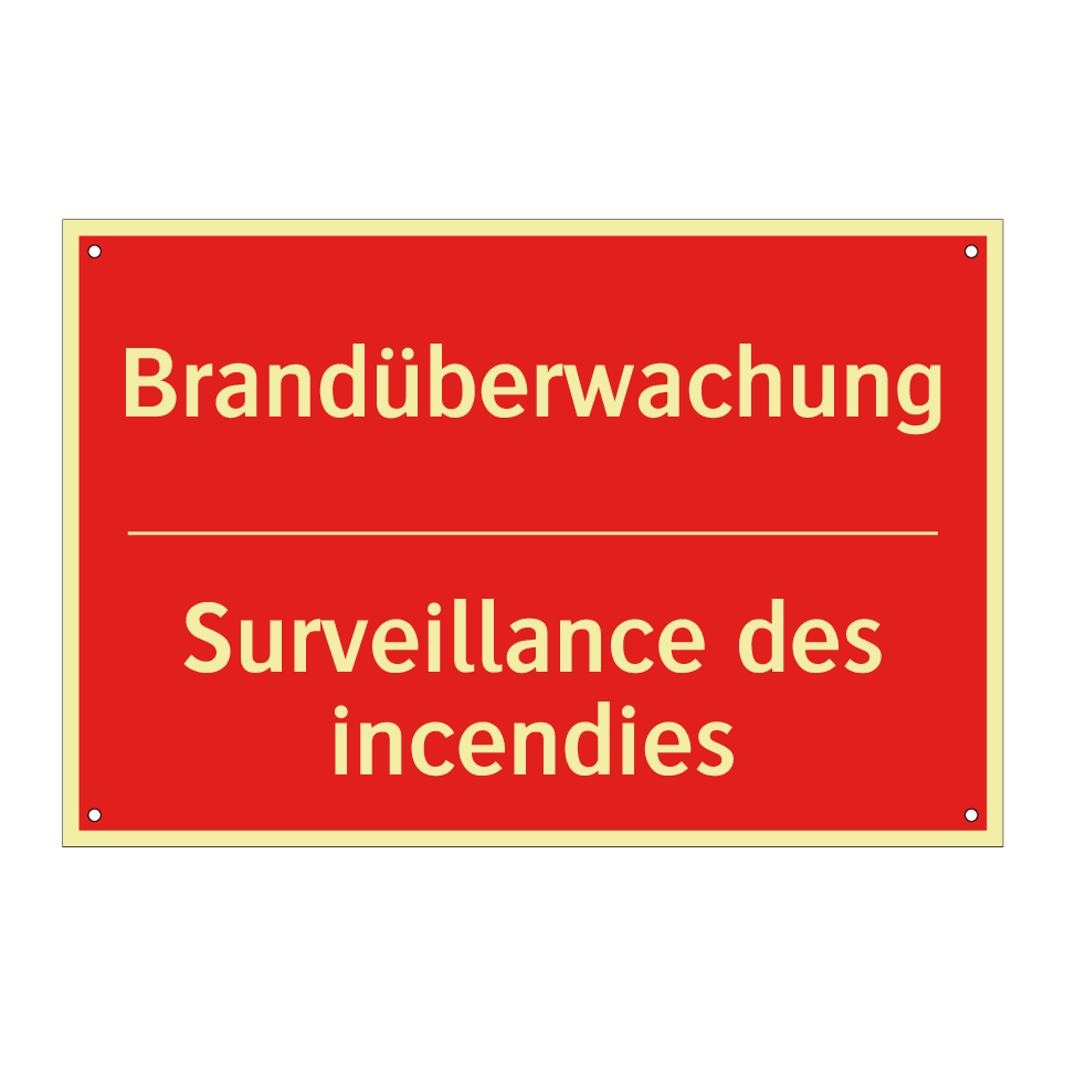 Brandüberwachung - Surveillance des incendies