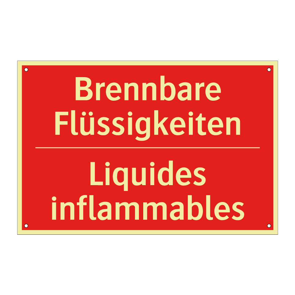 Brennbare Flüssigkeiten - Liquides inflammables